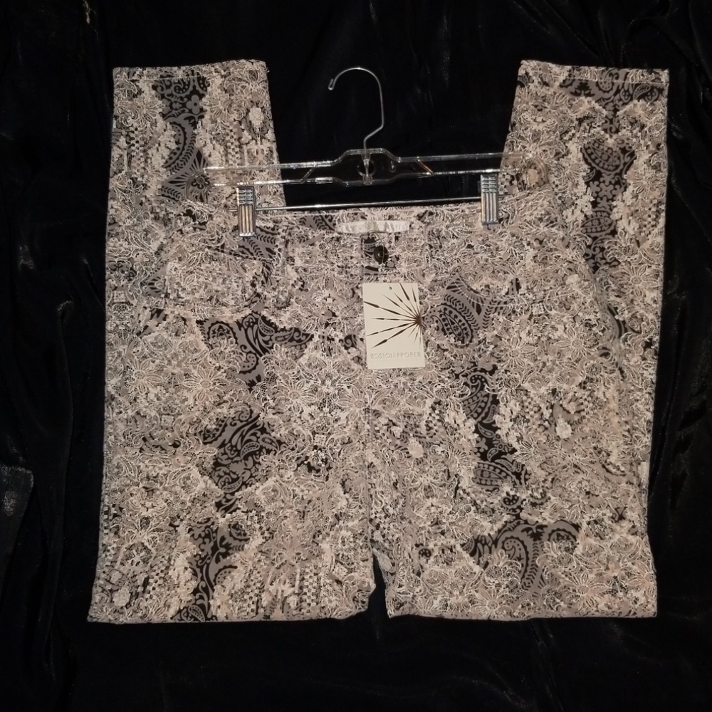 Crushed Paisley Jean by Boston Proper